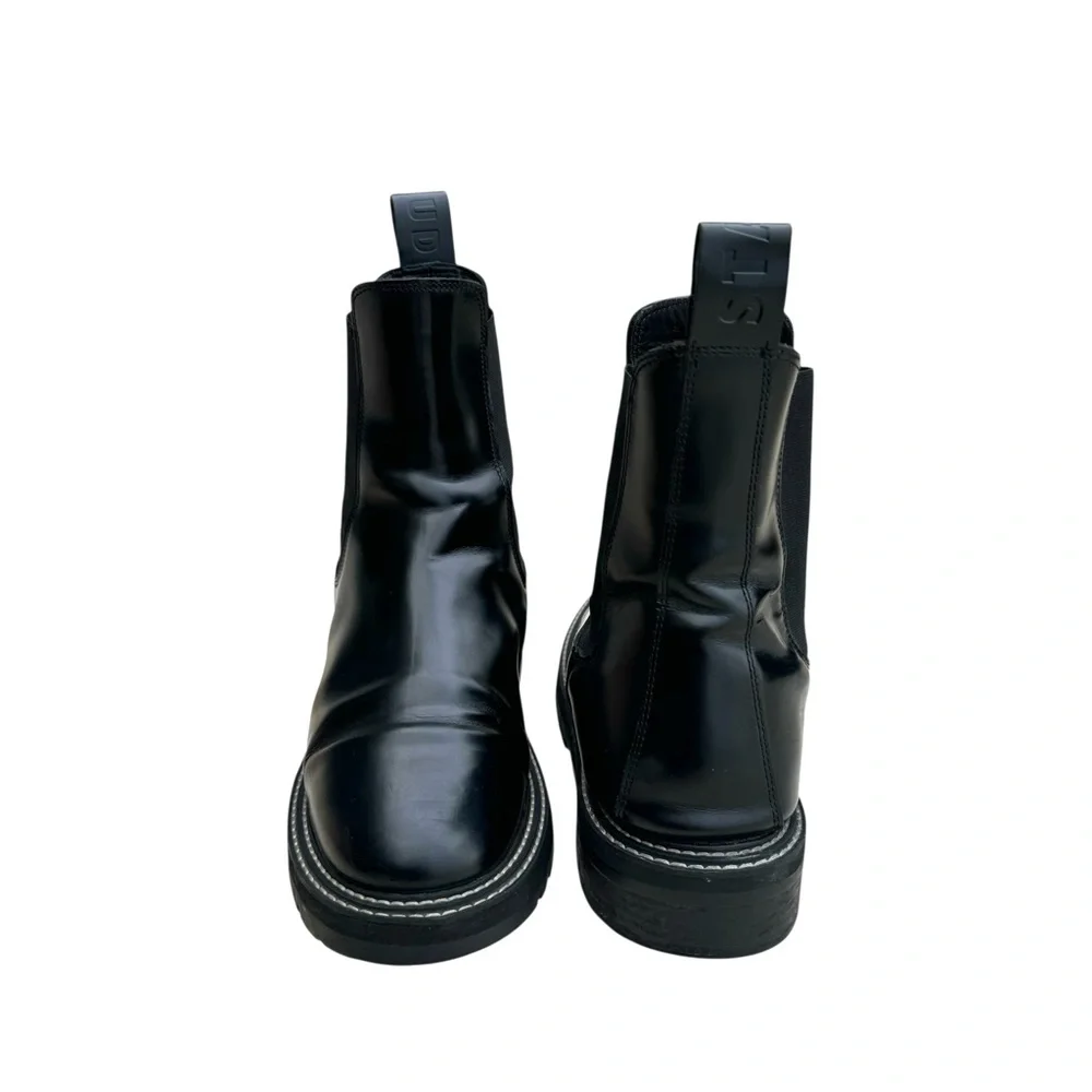 STAUD Dutch Boots Black Leather
